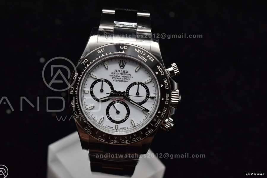 Rolex SL4801 Daytona 126500 Factory VS 1:1 Steel Movement 904L In White 1054 Dial FreshLook SBF 0823